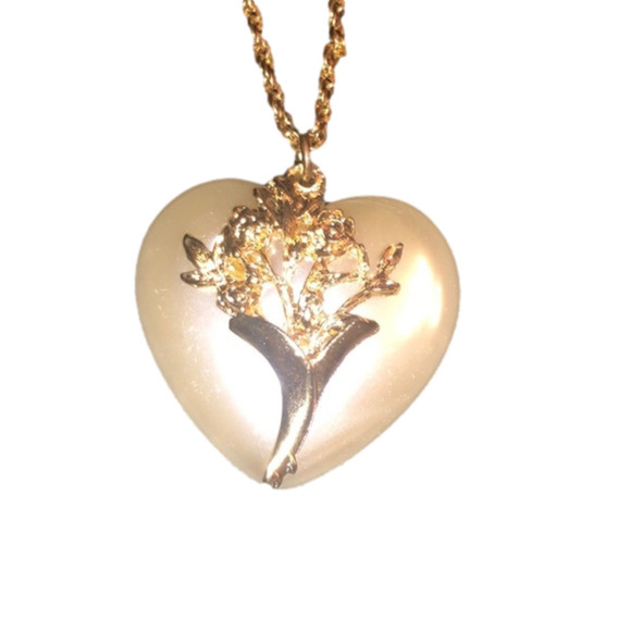 𝅺VINTAGE Gold/Pearl Necklace - Picture 1 of 4
